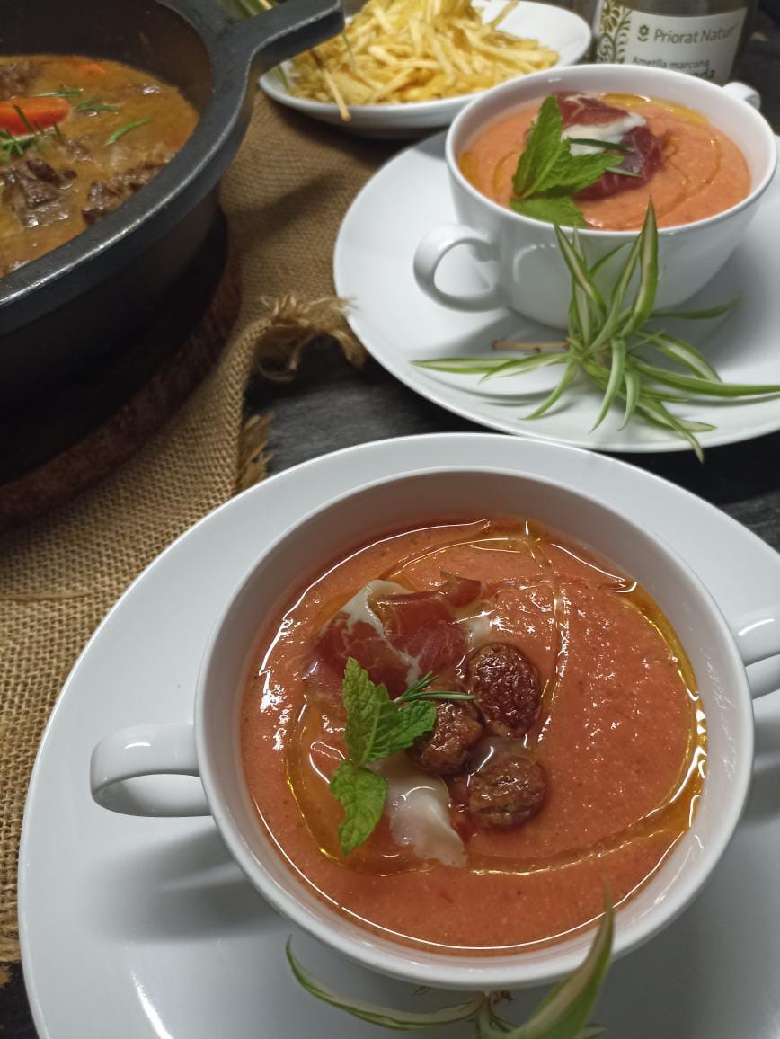 SALMOREJO AMB AMETLLES GARAPINYADES