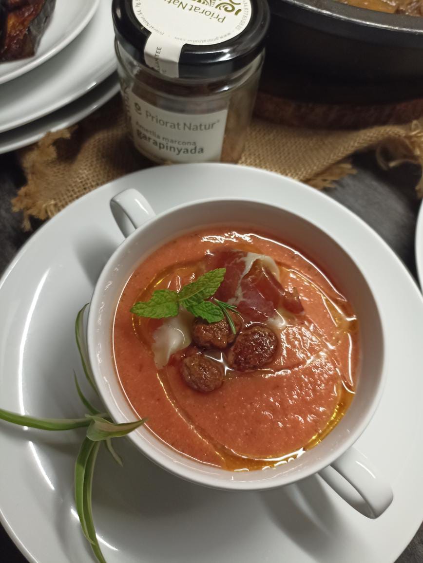 SALMOREJO AMB AMETLLES GARAPINYADES