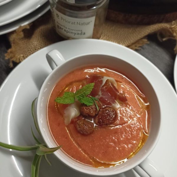 SALMOREJO AMB AMETLLES GARAPINYADES